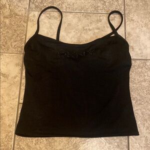 DKNY Black Fitted Sleeveless Swim Top | EXCELLENT CONDITION